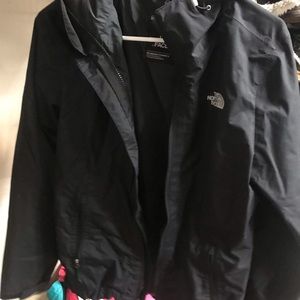 Black north face shell